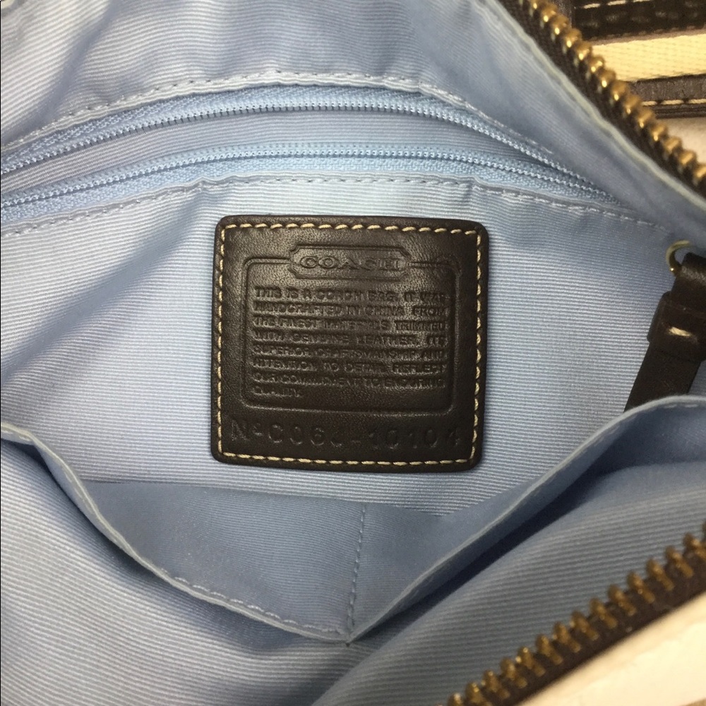 ‼️SOLD COACH MULTI COLOR BLUE BROWN MINI BAG - Picture 4 of 5